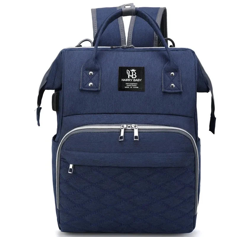 Sacs à couches pour maman, sac suspendu pour poussette de bébé, sacs à dos à couches de grande capacité avec tapis à langer, sacs d'allaitement pratiques pour bébé