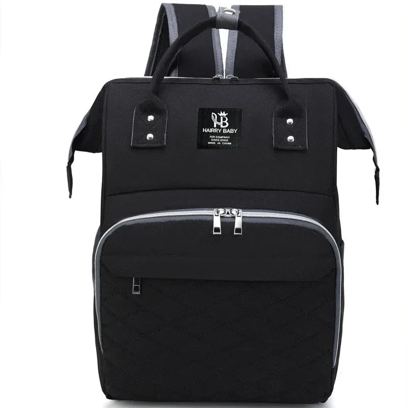 Sacs à couches pour maman, sac suspendu pour poussette de bébé, sacs à dos à couches de grande capacité avec tapis à langer, sacs d'allaitement pratiques pour bébé